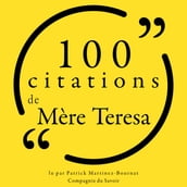 100 citations de Mère Teresa