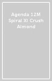 Agenda 12M Spiral Xl Crush Almond