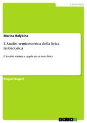 L Analisi semiometrica della lirica trobadorica