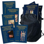 Anatomy Bag Plus: Trattato di anatomia umana-Anatomia topografica-Atlante di anatomia umana. Con Borsa