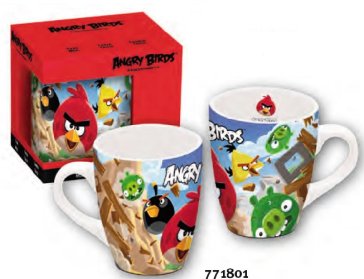 Angry Birds - Tazza Curva In Porcellana