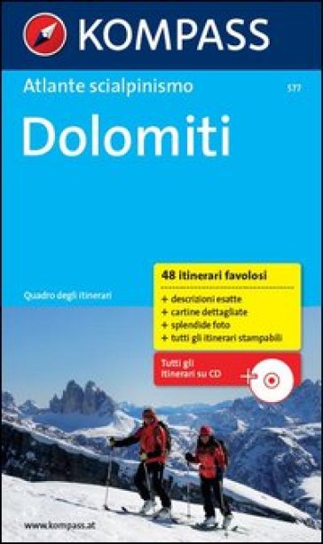 Atlante scialpinismo n. 577. Dolomiti
