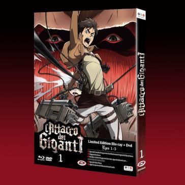Attacco Dei Giganti (L') #01 (Eps 01-05) (Limited Edition) (Blu-Ray+Dvd) - Tetsuro Araki
