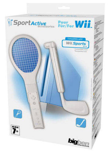 BB Racchetta Tennis + Mazza Golf Wii