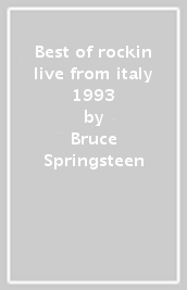 Best of rockin live from italy 1993
