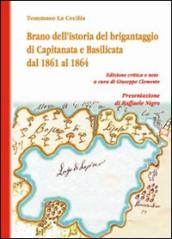 Brano dell istoria del brigantaggio di Capitanata e Basilicata dal 1861 al 1864