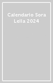 Calendario Sora Lella 2024