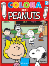 Colora con i Peanuts. Ediz. illustrata. 2: Rosso