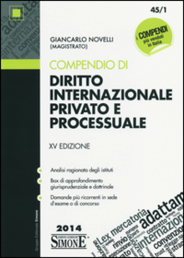 Compendio di diritto internazionale privato e processuale - Giancarlo Novelli