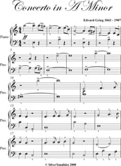 Concerto in A Minor Opus 16 Easiest Piano Sheet Music