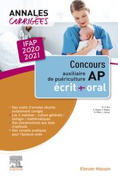 Concours Auxiliaire de puériculture - Annales corrigées - IFAP 2020/2021