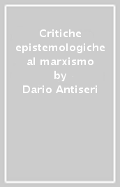Critiche epistemologiche al marxismo