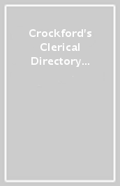 Crockford s Clerical Directory 2024-25
