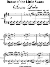 Dance of the Little Swans Swan Lake Easy Intermediate Piano Sheet Music