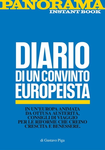Diario di un convinto europeista - Gustavo Piga