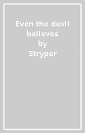 Even the devil believes