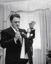 Federico Fellini e la marionetta, Roma 1960