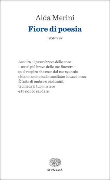 Fiore di poesia (1951-1997) - Alda Merini