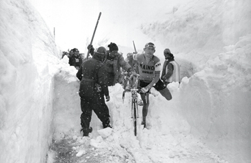 Francesco Moser al Giro d'Italia, Stelvio 1965 - Giorgio Lotti
