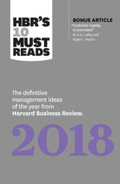 HBR s 10 Must Reads 2018