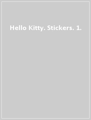 Hello Kitty. Stickers. 1.