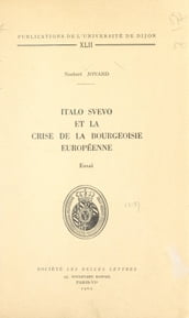 Italo Svevo et la crise de la bourgeoisie européenne