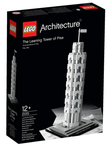 LEGO Architecture:Torre di Pisa