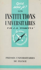 Les institutions universitaires en France