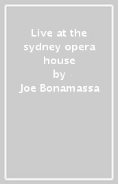 Live at the sydney opera house