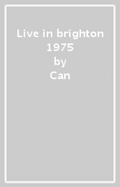 Live in brighton 1975
