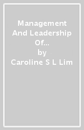 Management And Leadership Of Non-profit Organisations In Singapore: A Common Language And Shared Meaning For Transformation