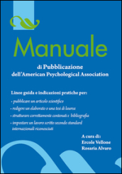 Manuale di pubblicazione dell american psychological association