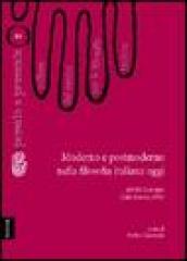 Moderno e postmoderno nella filosofia italiana oggi. Atti del Convegno del Centro per la filosofia italiana (Cala Gonone, 1990)