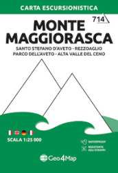 Monte Maggiorasca. Carta Escursionistica: Santo Stefano D Aveto, Rezzoaglio, Parco dell Aveto, Alta Valle del Ceno 1:25.000