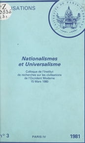 Nationalismes et universalisme