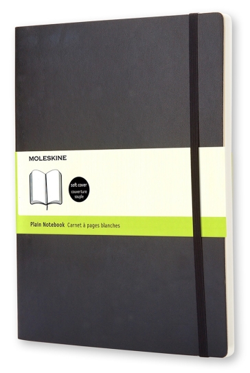 Notebook Xl Pla Black Soft - Taccuini a pagine bianche
