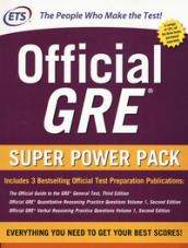 Official GRE super power pack: The official guide to GRE. General test-Official GRE quantitative reasoning. Practice questions-Official GRE verbal reasoning. Practice questions