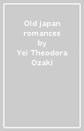 Old japan romances