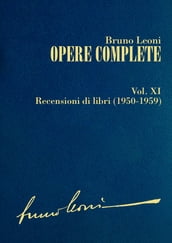 Opere complete. XI: Recensioni di libri (1950-1959)
