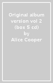 Original album version vol 2 (box 5 cd)