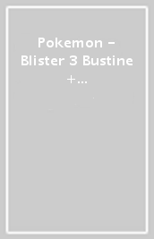 Pokemon -  Blister 3 Bustine + 1 Card 