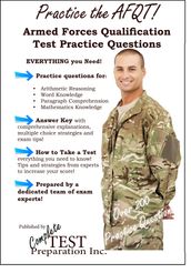 Practice the AFQT! Armed Forces Qualifications Test Practice Test Questions