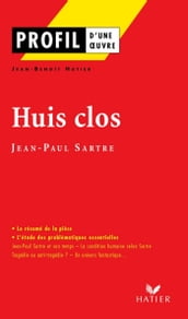 Profil - Sartre (Jean-Paul) : Huis clos