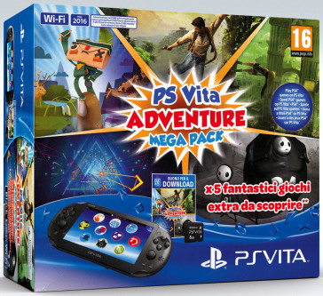 Ps Vita 2000+MC 8GB+Adventure MegaPack