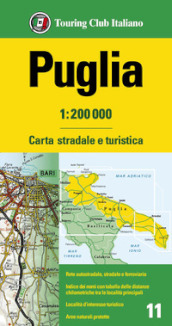 Puglia 1:200.000. Carta stradale e turistica