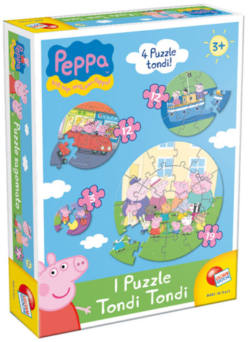 Puzzle Peppa Pig Tondo 19pz