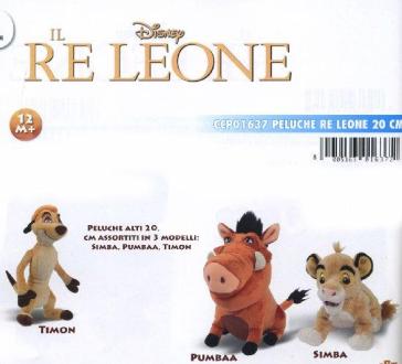 Re Leone - Peluche 20 Cm (Simba / Pumbaa / Timon)