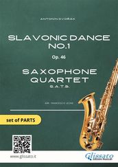 Saxophone Quartet: Slavonic Dance no.1 by Dvoák (set of parts)