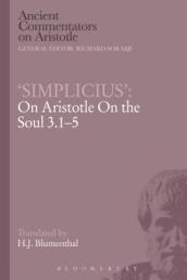 Simplicius : On Aristotle On the Soul 3.1-5