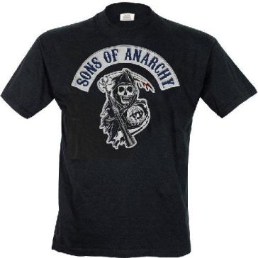 Sons Of Anarchy - Logo Patch (T-Shirt Uomo L)